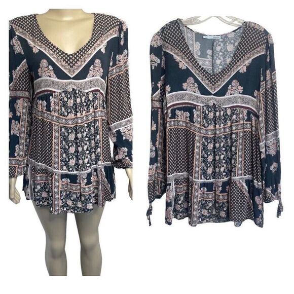 Maurice’s Tunic Top Or Mini Dress Size Small Oversized Boho - Picture 1 of 9